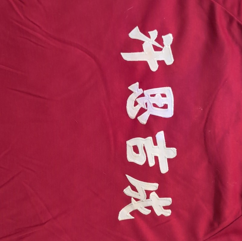 Vintage Taiwan Chinese Character T-Shirt Large Red Cultural Graphic Tee gallery