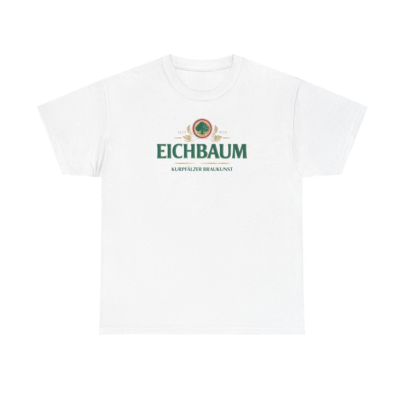 Eichbaum Beer Brewing Company Unisex Tee Shirt, Mannheim Germany Oak Tree