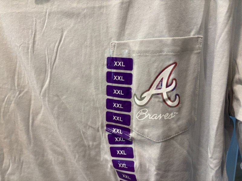 New Men's Majestic Atlanta Braves Short Sleeve Shirt, Size 2XL gallery