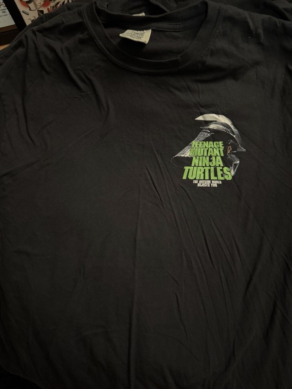 Teenage Mutant Ninja Turtles XL T Shirt Comfort Colors Casey Jones TMNT Black