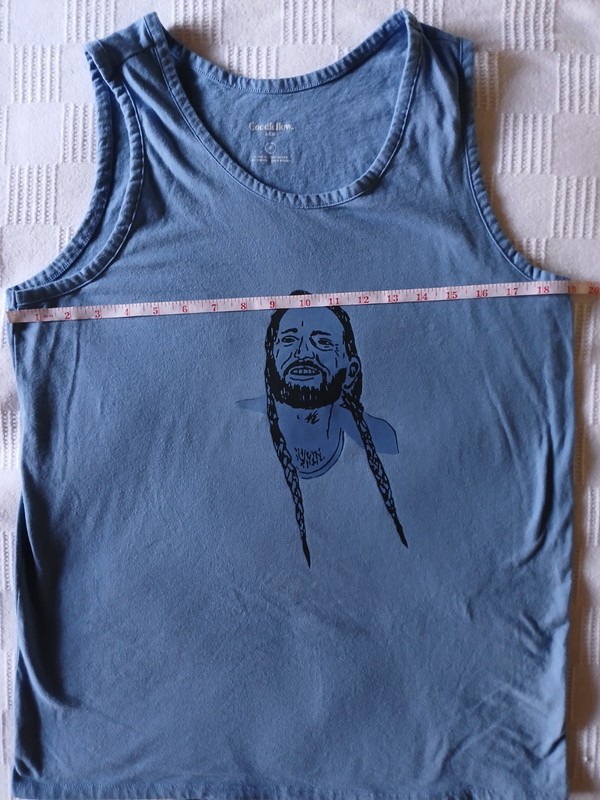 RARE LIMITED Willie Nelson Tank Top ONLY 10 MADE! Unisex Medium Outlaw Country gallery