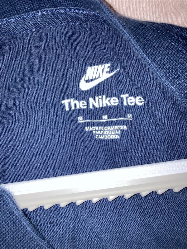 Lot Of 3 Logo Nike Hanes Adidas Mens T Shirt Short Sleeves Black Blue Gray Sz M gallery