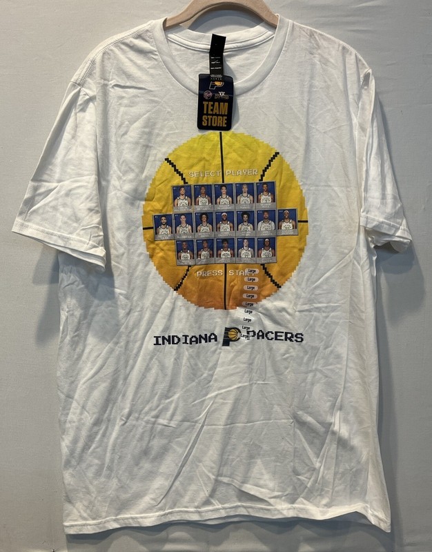 Indiana Pacers Select Player Video Game Shirt Large