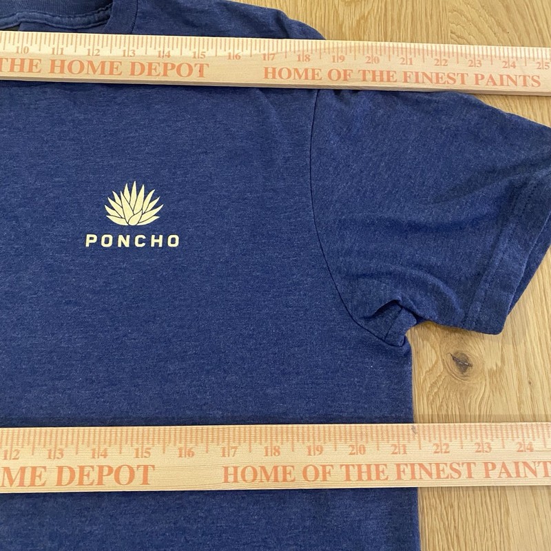 Poncho Outdoors Shirt Graphic Logo Short Sleeve Crew L Mens Blue Huckberry gallery