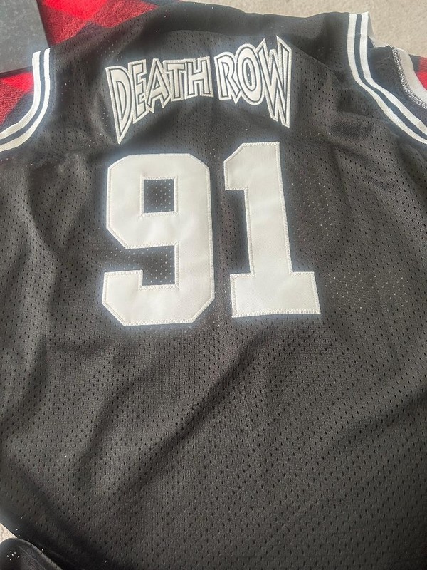 Death Row Records 91 Basketball Jersey Black Size XL gallery