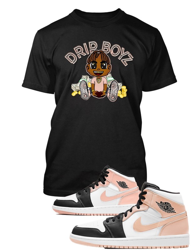 Mens 6XL Big & Tall J1 Crinsom Drip Boyz Streetwear Tee Shirt Hip Hop Premium T