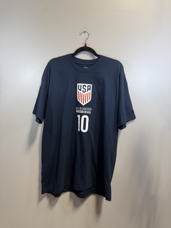[Clothing Sample] Men’s U.S. Soccer Navy T-shirt Size: Large