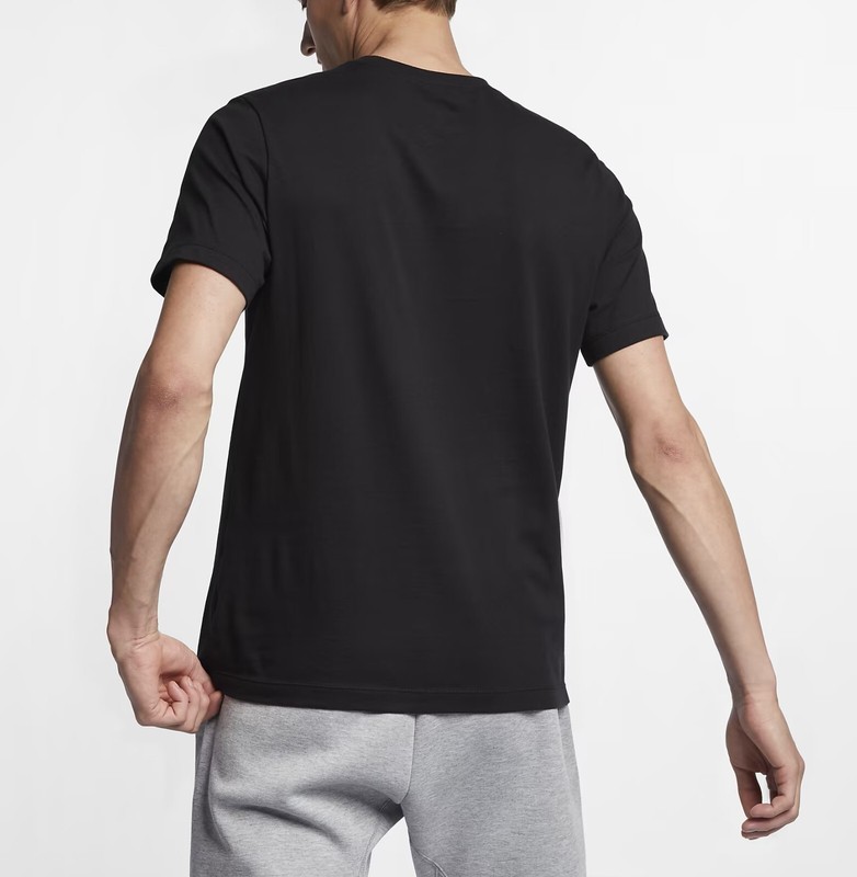 Nike Sportwear Just Do It Swoosh Graphic T-Shirt Black White Men's L AR5006-011 gallery