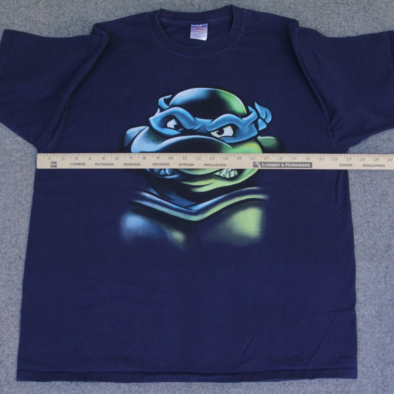 Teenage Mutant Ninja Turtles T Shirt XL Leonardo Angry Big Face Art TMNT VTG Y2K gallery