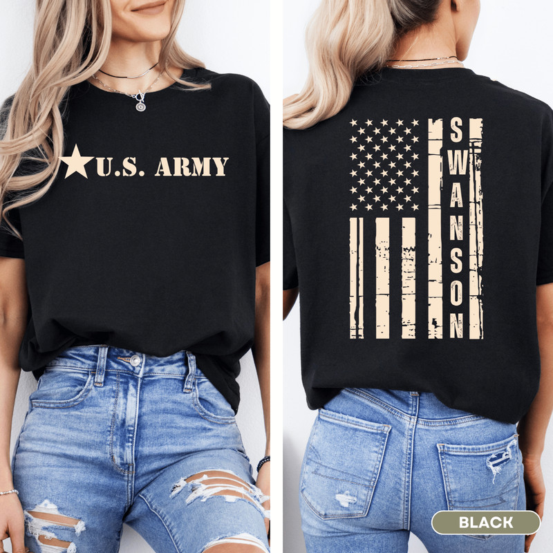 Custom U.S. Army T-Shirt for Army Familys, Graduations Welcome Home and Veterans gallery