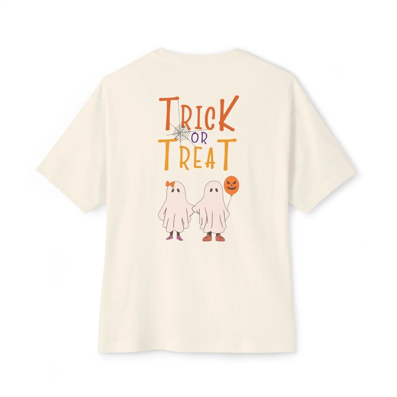 Comfortable Oversized Men's Tee | Round Neck, Festive Back Printed Halloween gallery