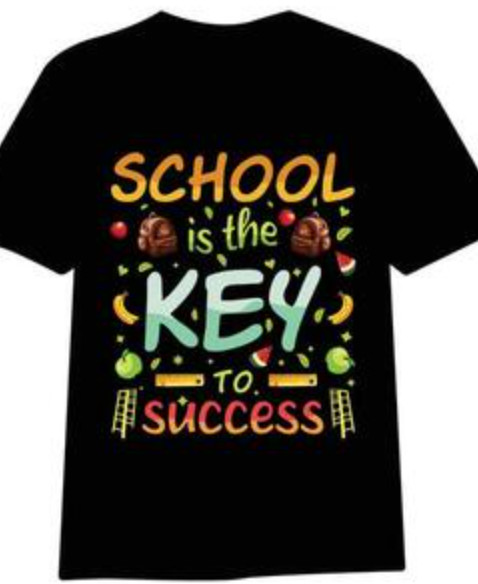 Back To School Shirt Vector Gift S-234XL T-Shirt Black