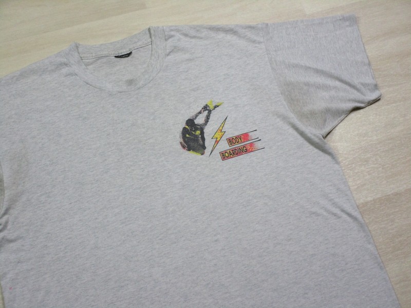 Vintage 1992 Thunder Island T Shirt Size (2XL) 90s Surfer "Body Boarding" Rush gallery