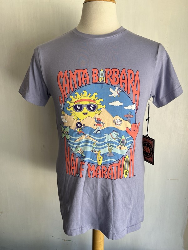 SANTA BARBARA CALIFORNIA (2025) NWT Half Marathon 5th Anniversary T-Shirt Sz XS gallery