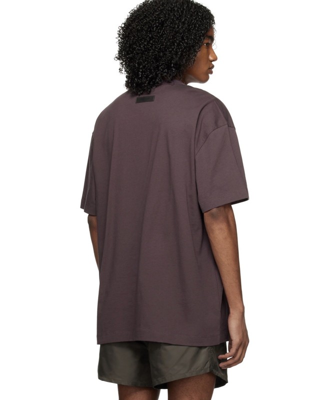 NEW Fear of God Essentials Plum SS23 T-Shirt Size Large (L), 100% Authentic gallery