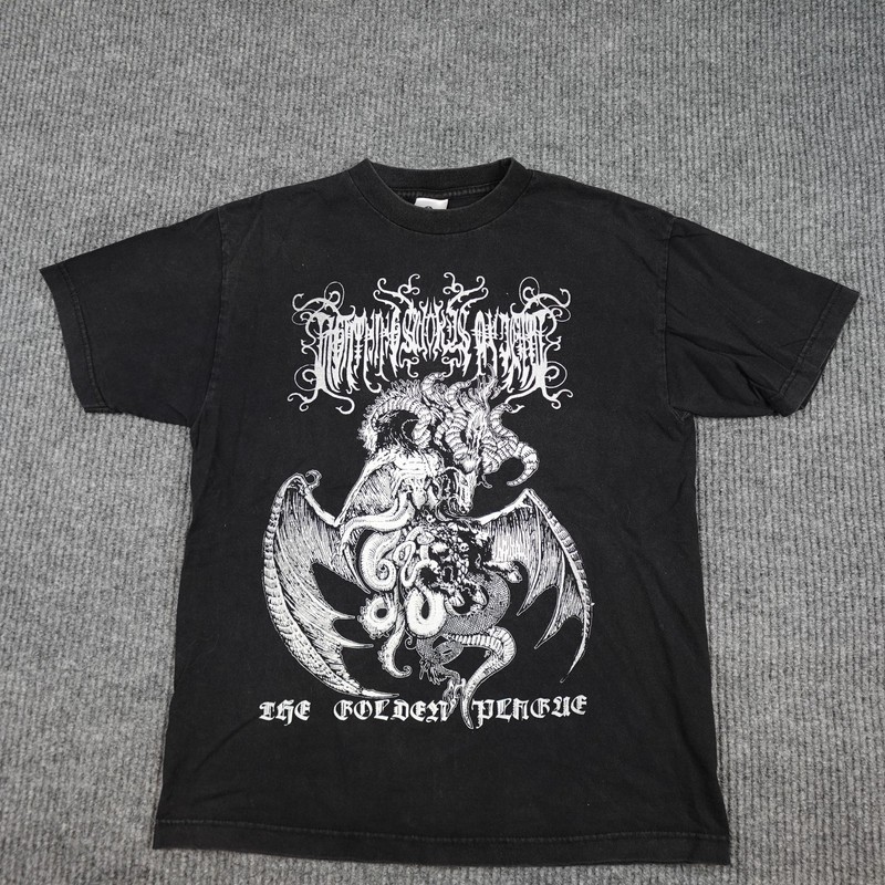 Lightning Swords Of Death Shirt Mens Medium Black Metal Band Tee