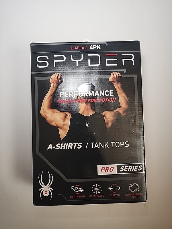 Spyder Pro Series Men’s Size Large Tank Tops 4 pack