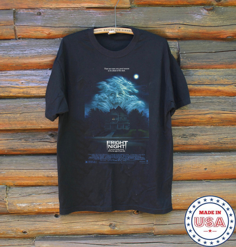 Fright Night Movie Horror Comedy Short Sleeve T Shirt Full Size S-5XL