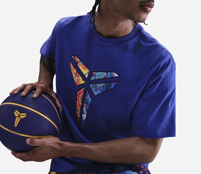 Nike Kobe Bryant T-Shirt 'What The' Kobe 8 Blue Size Large HJ3422-539 IN HAND gallery