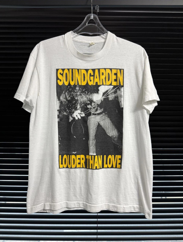 Vintage 90s Soundgarden “Louder Than Love” White Unisex T shirt S-5XL