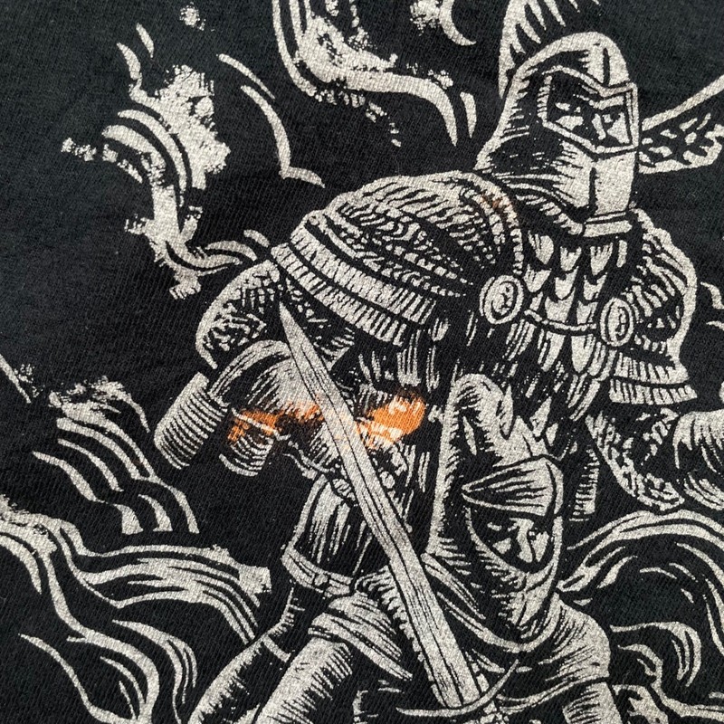 Metalocalypse Adult Swim Church of the Black Klok Graphic T-Shirt Flaw gallery