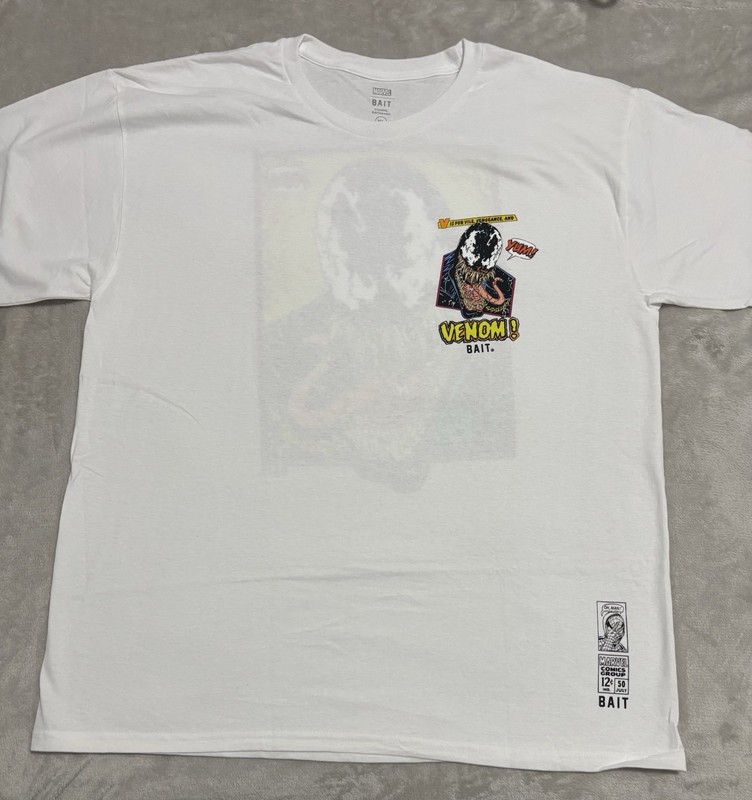 BAIT x Marvel Venom Collab T-Shirt Size XL