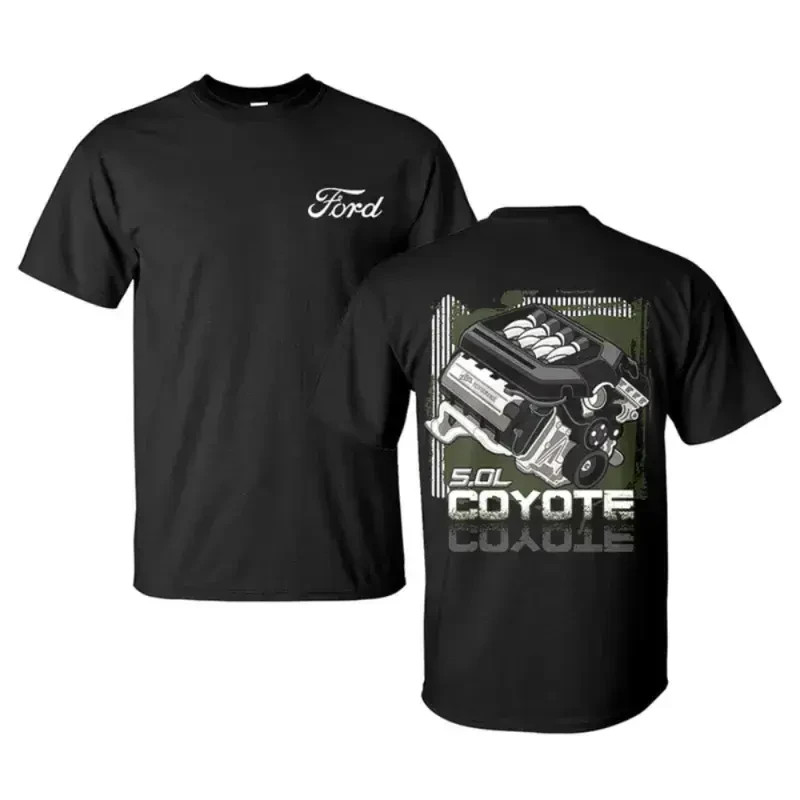 Ford Coyote 5.0L T-Shirt, Classic Mustang Engine Graphic