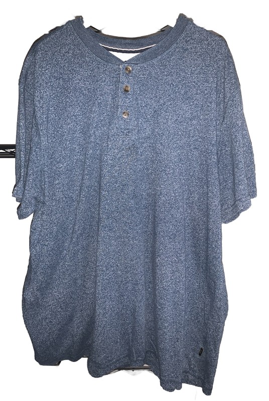 LEE Men’s Premium Select Men’s Shirt X-Large Blue Short Sleeve