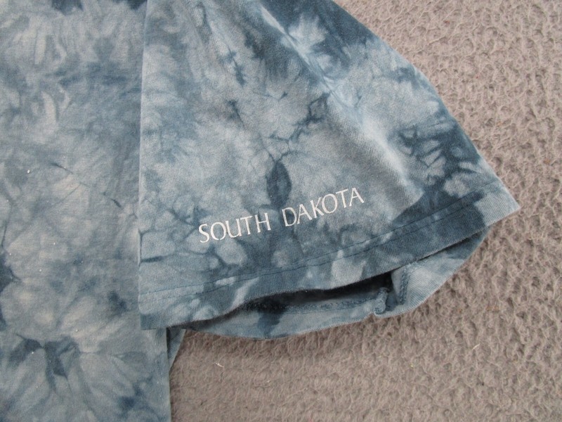 Vintage Polar Graphics Double Sided Tye Die Nature Wolf Native Indian Shirt Read gallery