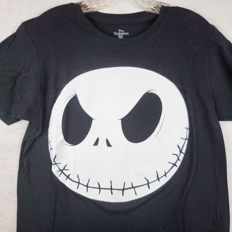 The Nightmare Before Christmas Jack Skellington Big Head Size Medium T-Shirt