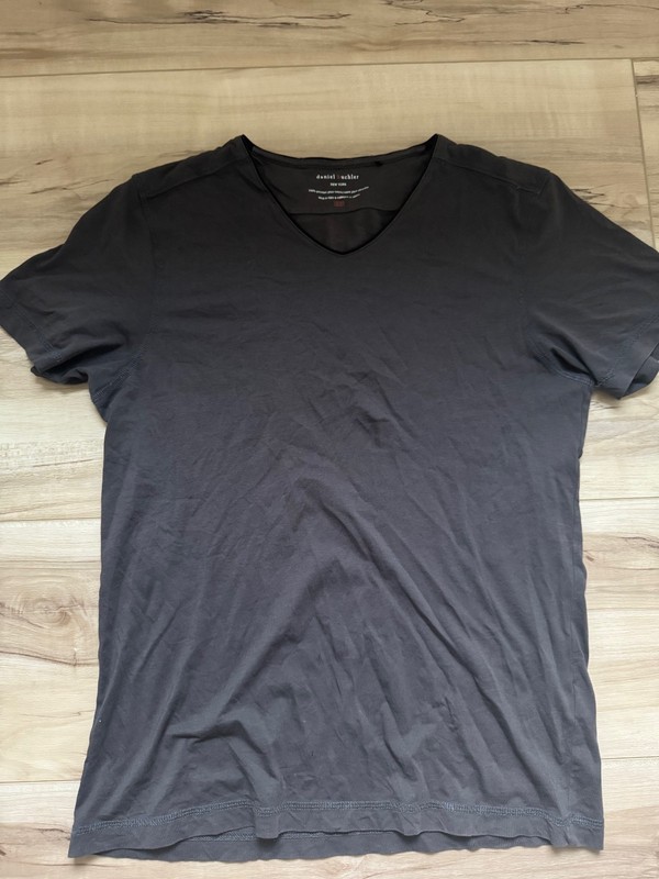 Daniel Buchler T Shirt Mens S BLue Short Sleeve Classic Collar