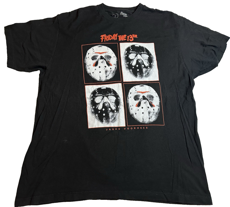 Friday the 13th Jason Voorhees Horror Movie SS T-Shirt Sz XL FREE SHIPPING