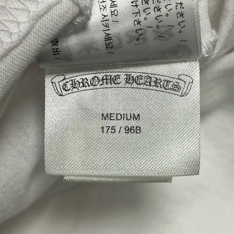 Chrome Hearts Horseshoe Logo Pocket Short Sleeve Tee Shirt White Black gallery