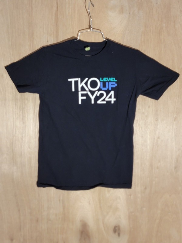 Econscious Men’s S Black TKO Level Up FY24 Graphic Tee Organic Cotton