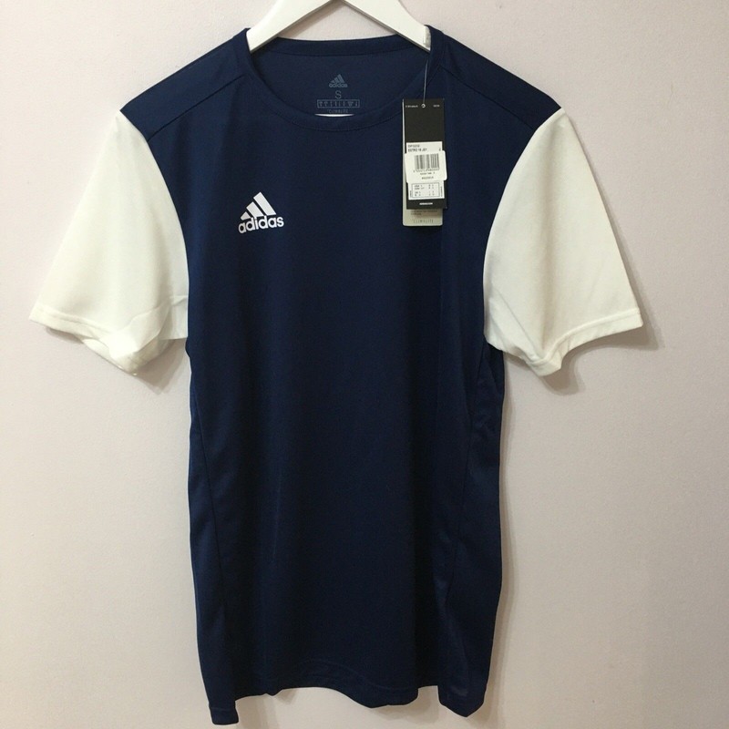 Adidas Climalite T- shirt men’s DP3232 – size Small Blue and White