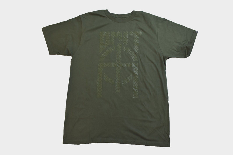 Omit Apparel Mens Streetwear Brand Snake Skin Icon Green Shirt New Large