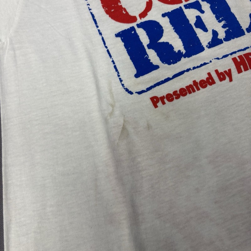 RARE Vintage 80s 90s Comic Relief 5 V T Shirt Mens L Whoopi Robin Williams 417 gallery