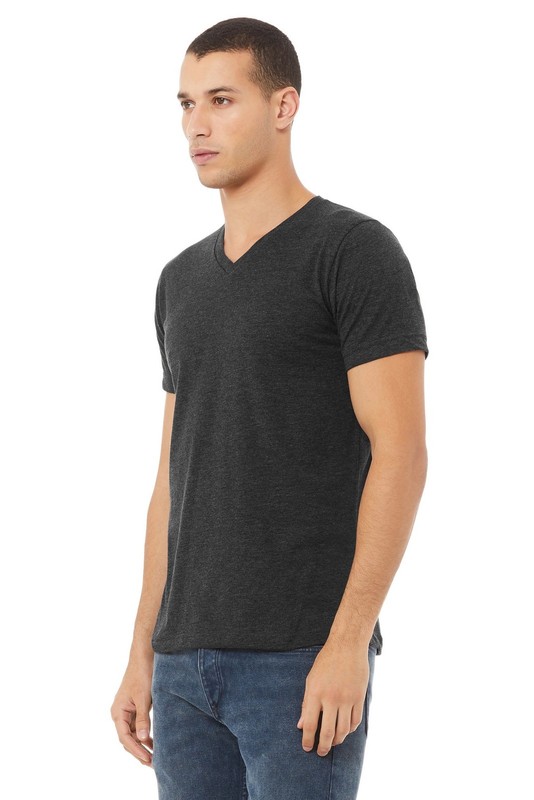 Bella + Canvas Unisex Heather Short Sleeve V Neck Tee 3005CVC - Ring-Spun Cotton gallery