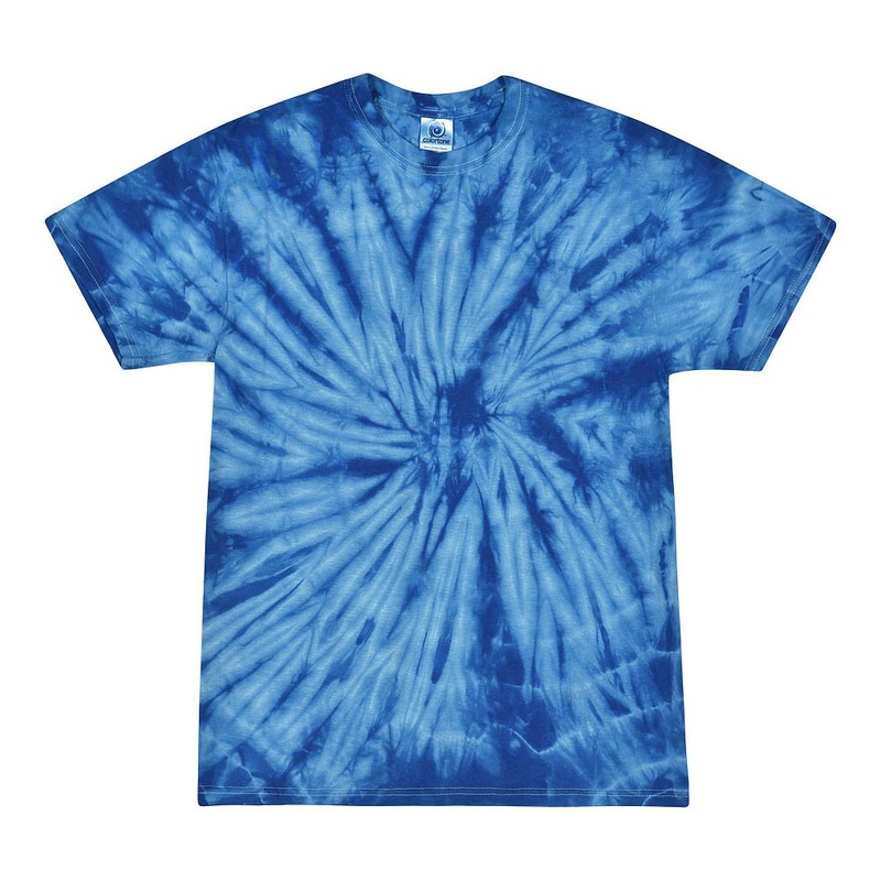 Tie Dye T-Shirts Multi-Color Adult XL 100% Cotton Colortone gallery
