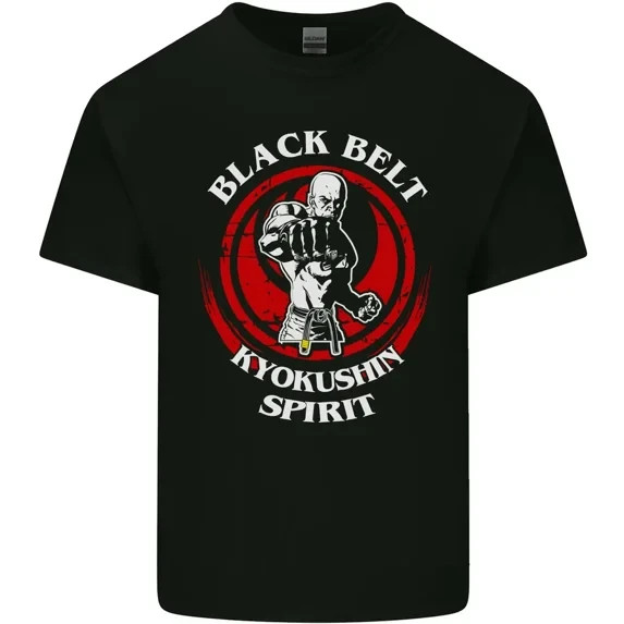 Kyokushin Spirit Karate Martial Arts MMA Dojo Training Cotton Tee,for unisex up