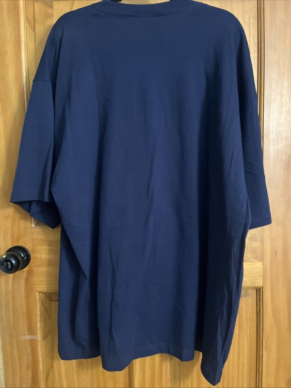 Diamond Star Men’s Heavyweight Cotton Navy XXXL T-Shirt gallery