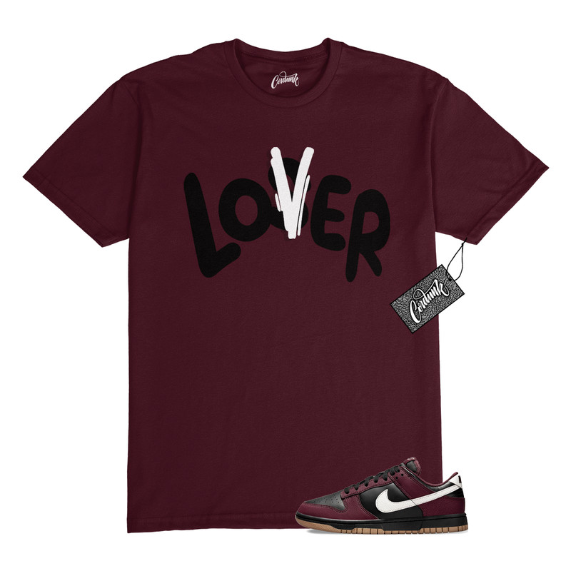 Dunk Burgundy Crush Black White Next Nature T Shirt Match LOVER