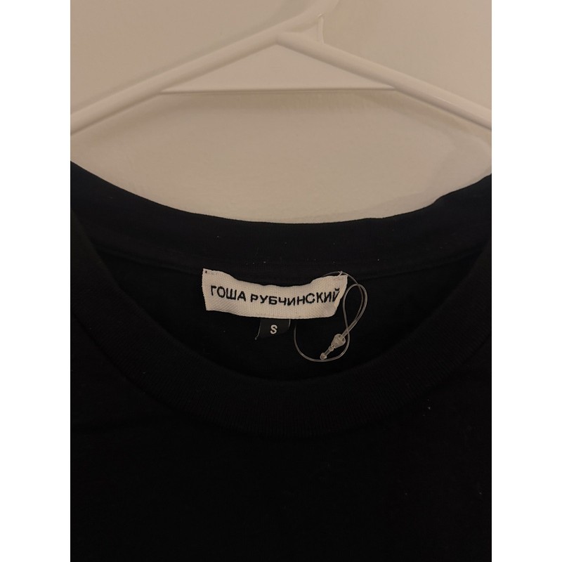 Gosha Rubchinskiy Logo T Shirt Black Graphic Tee Streetwear gallery