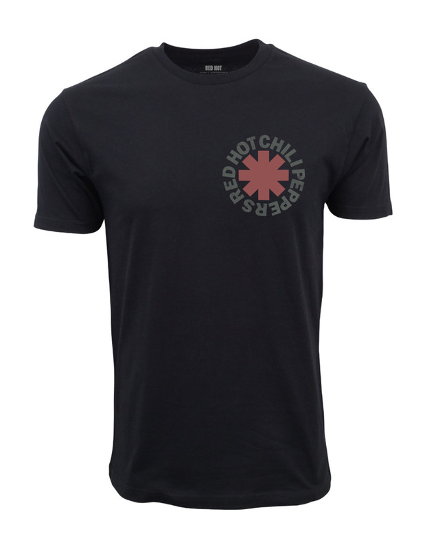 RED HOT CHILI PEPPERS UNISEX ADULT T SHIRT BLACK