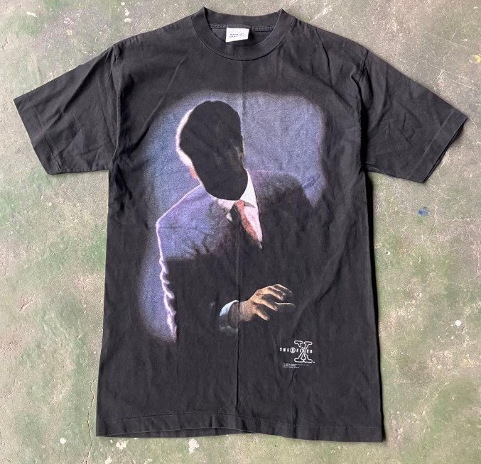 1994 The X-Files Stanley Desantis Black cotton Unisex reprint PA10718