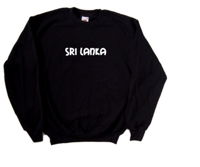 Sri Lanka text Sweatshirt