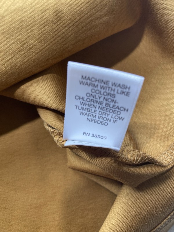 NEW- Size XL Mens Murano Long Sleeve Turtleneck Shirt Liquid Cotton Copper Brown gallery