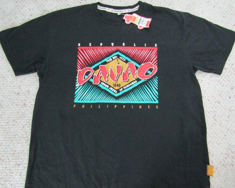 The BIG City DAVAO Crown Jewel of Mindanao My PHILIPPINES blak t-shirt men M NWT gallery