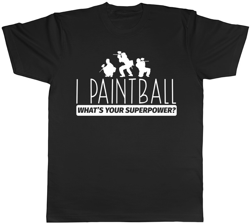 I Paintball What’s Your Superpower? Unisex Mens Womens Ladies T-Shirt Tee