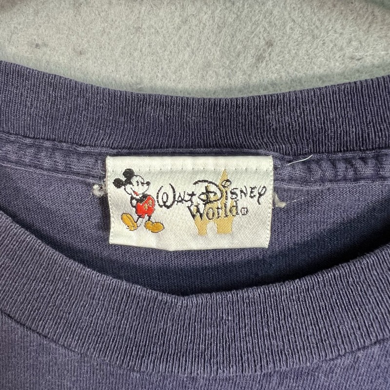 Walt Disney World Mickey Mouse T Shirt Adult Medium Blue Long Sleeve Mens gallery
